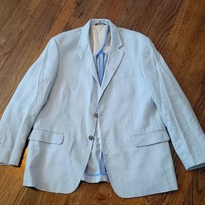 Light gray linen blazer size xl
